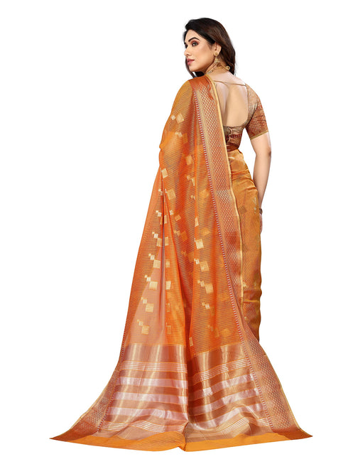Vasthrlay Jacquard Unstitched Saree