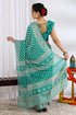 Vasthrlay Fashion Georgette Leheriya Turquoise Ethnic Wear