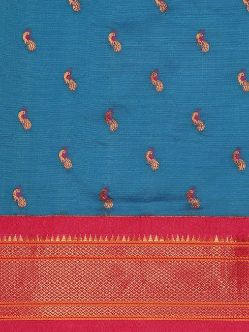 Vasthrlay Paithani Purple Saree