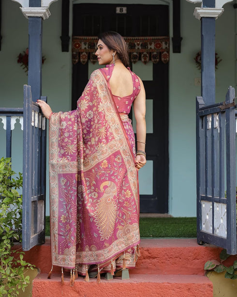 Vasthrlay Traditional Designer Off White Saree