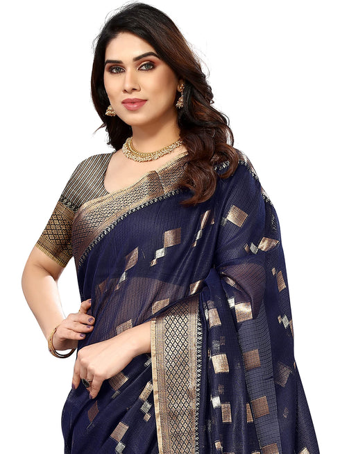 Vasthrlay Jacquard Unstitched Saree