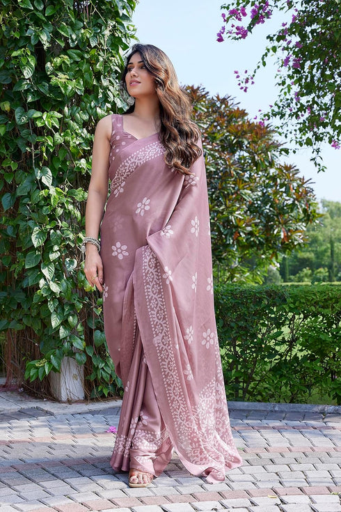 Vasthrlay Fashion Chiffon Printed Parrot Ethnic Wear
