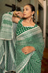 Vasthrlay Fashion Georgette Leheriya Turquoise Ethnic Wear