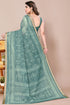 Vasthrlay Fashion Polyester Printed Black Ethnic Wear