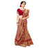 Vasthrlay Wine Kanjivaram Unstitched Saree