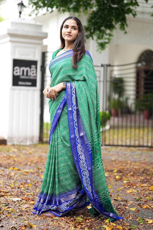 Vasthrlay Fashion Bandhani Printed Ethnic Wear