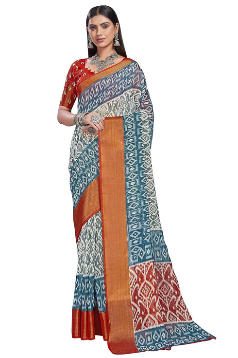 Vasthrlay Blouse Grey Ethnic Wear