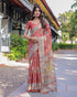 Vasthrlay Handloom Turquoise Traditional Saree
