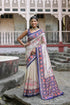 Vasthrlay Tussar Silk Saree Patola Ikkat