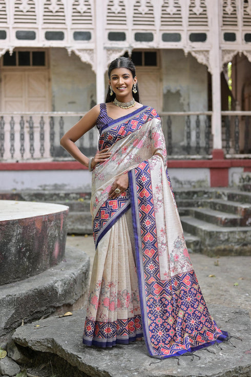Vasthrlay Traditional Ghicha Madhubani