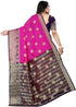 Vasthrlay Banarasi Blue Orange Ethnic Wear