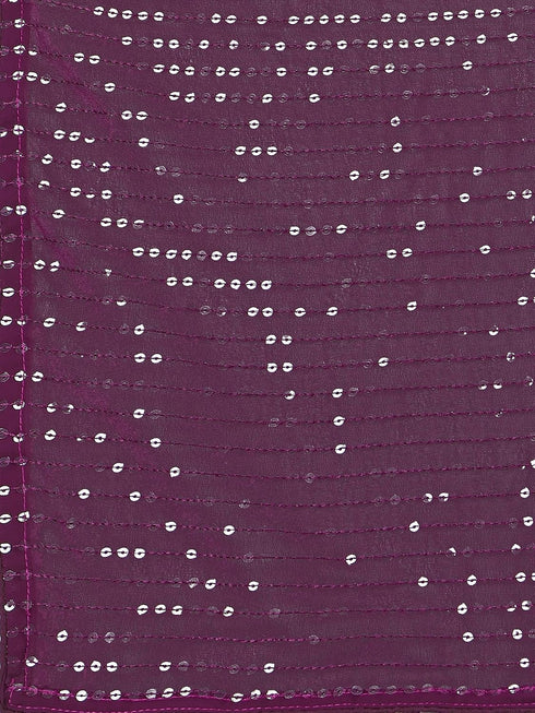 Vasthrlay Georgette Sequence Unstitched