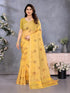 Vasthrlay Manipuri Unstitched Shagun Yellow Free Ethnic Wear
