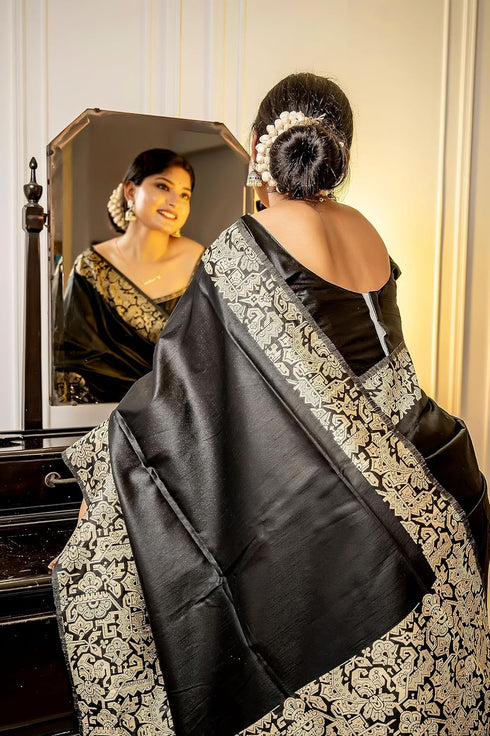 Vasthrlay Tussar Handloom Saree