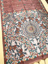 Vasthrlay Kalamkari Beautiful Darkgrey