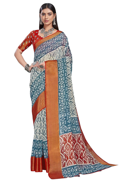 Vasthrlay Blouse Grey Ethnic Wear
