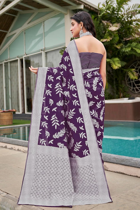 Vasthrlay Banarasi Seagreen Ethnic Wear