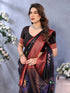 Vasthrlay Black Unstitched Saree