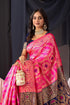 Vasthrlay Kanjeevaram Silk Mandana Pink Free Ethnic Wear