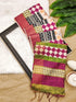 Vasthrlay Tussar Printed Conrast