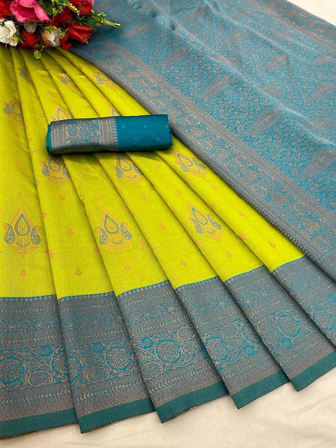 Vasthrlay Banarasi Paisley Festival Unstitched