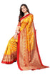 Vasthrlay Printed Minali Mustard Free Ethnic Wear