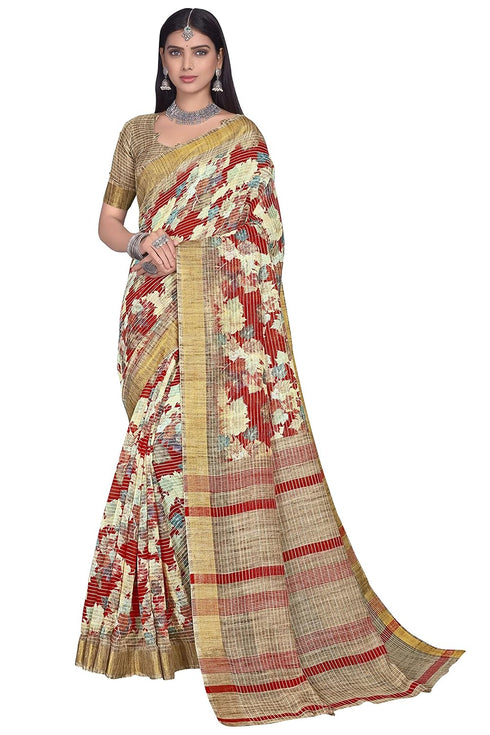 Vasthrlay Blouse Red Ethnic Wear