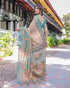 Vasthrlay Handloom Cotton Tassels Saree