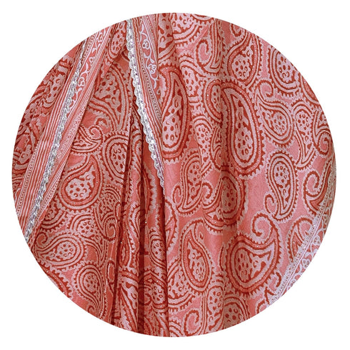Vasthrlay Fashion Chiffon Paisley Printed Ethnic Wear