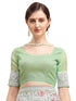 Vasthrlay Organza Lucknowi Embroidered Saree