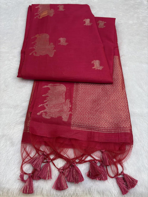 Vasthrlay Tussar Kalamkari