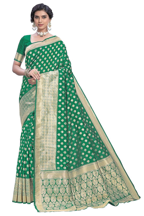 Vasthrlay Banarasi Rama Ethnic Wear