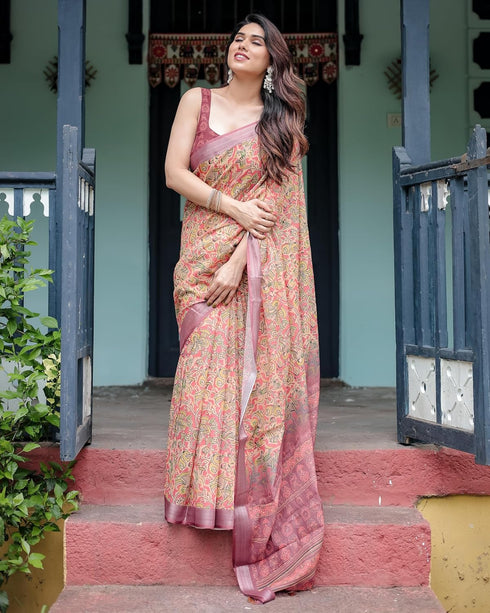 Vasthrlay Tasselled Elephant Saree