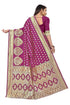 VasthrlayMaroon Woven Kanjivaram Blend Saree