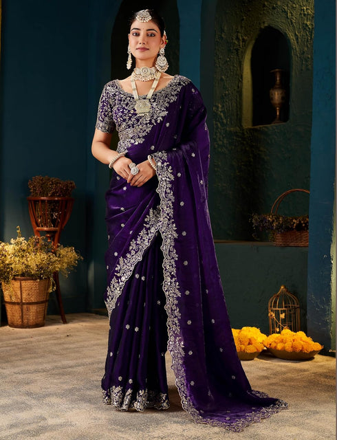 Vasthrlay Embroidered Traditional Embellished Applique Bollywood
