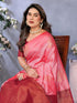 Vasthrlay Silk Unstitched Pink Dark Free Ethnic Wear