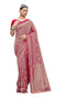 Vasthrlay Banarasi Premium Pink Ethnic Wear