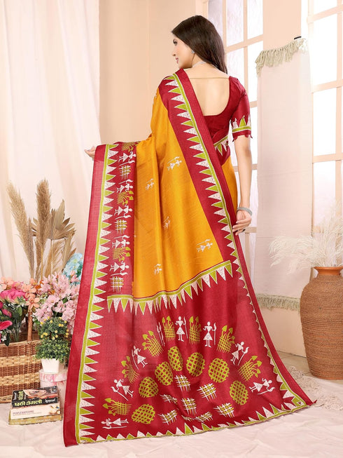 Vasthrlay Printed Unstitched Material Az Ys Patang Parent Mahendi Ethnic Wear