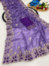 Vasthrlay Pink Embroidery Saree