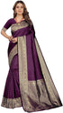 Vasthrlay Purple Kanjivaram Saree