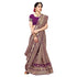 Vasthrlay Wine Kanjivaram Unstitched Saree