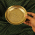 Traditional Handcrafted Brass Puja Plate 73g