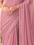 Vasthrlay Embroidery Sequence Unstitched Lightpink Ethnic Wear