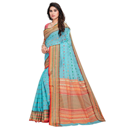 Vasthrlay Cotton Manipuri Unstitched Ethnic Wear
