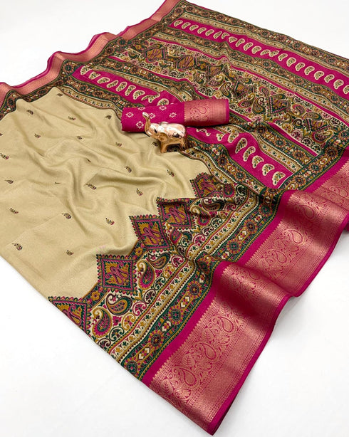 Vasthrlay Kashmiri Weaving Contrast