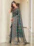 Vasthrlay Kanjivaram Satin Orange Ethnic Wear