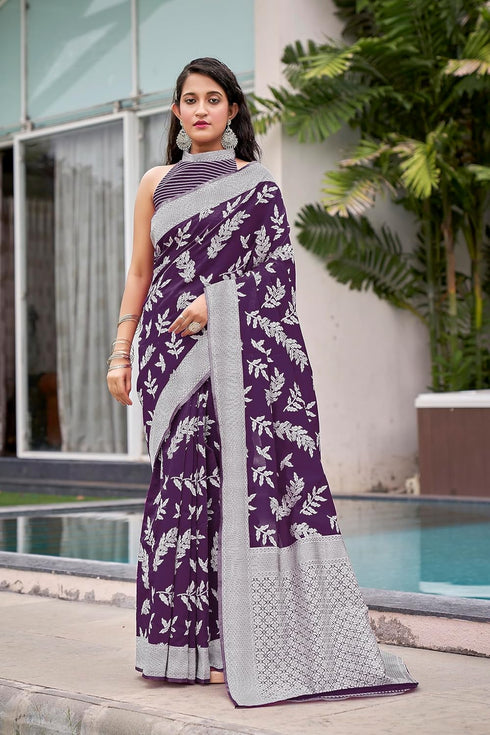 Vasthrlay Banarasi Seagreen Ethnic Wear