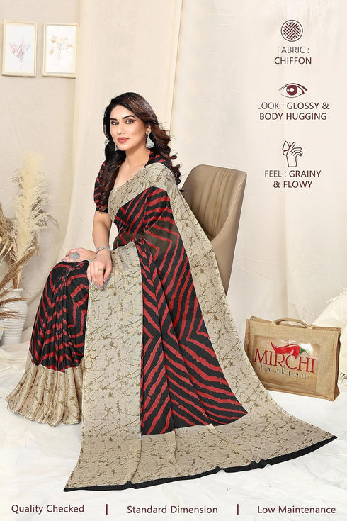 Vasthrlay Fashion Chiffon Printed Ethnic Wear