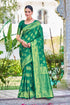 Vasthrlay Banarasi Wine Ethnic Wear