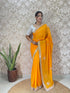 Vasthrlay Georgette Embellishments Embroidered Traditional